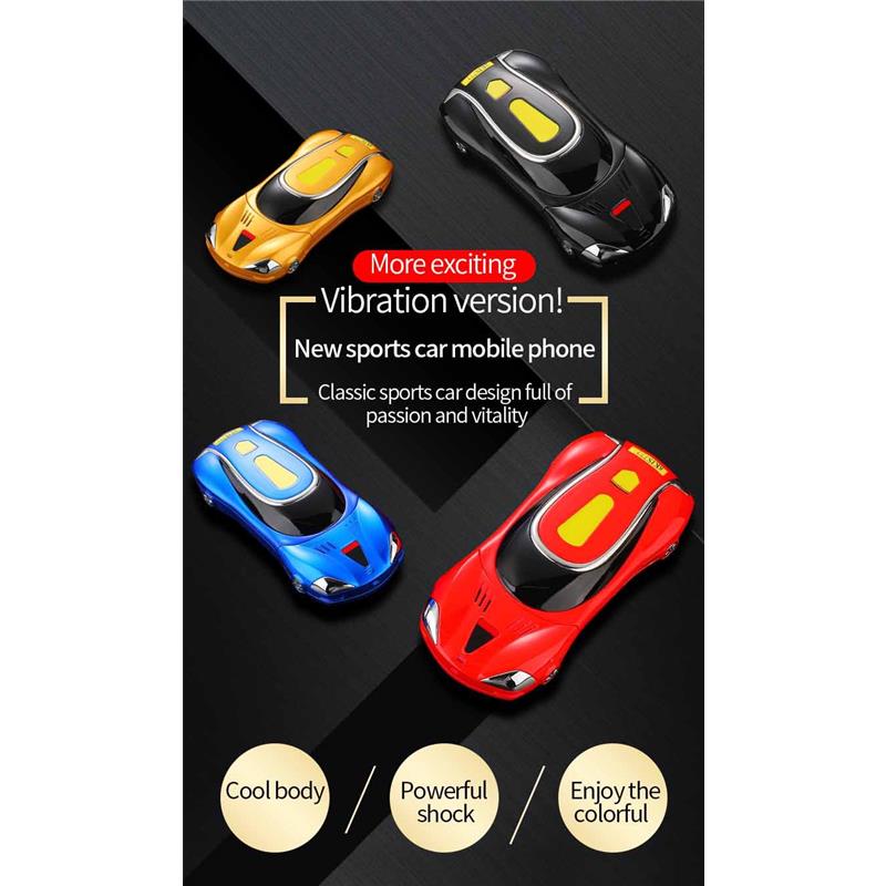 1,8-дюймовый 2G детский мультяшный телефон с клавиатурой, студенческая модная форма автомобиля