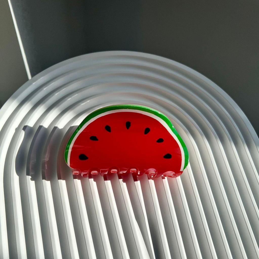 Большая акриловая заколка-краб для волос класса люкс для женщин - Летний свежий аксессуар для прически