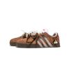 adidas Vl Court Classic Синтетическая кожа, Замша (расщепленная коровья кожа) Низкие кеды для скейтбординга Женские Коричневые JS3003(Team1517-SBOX)