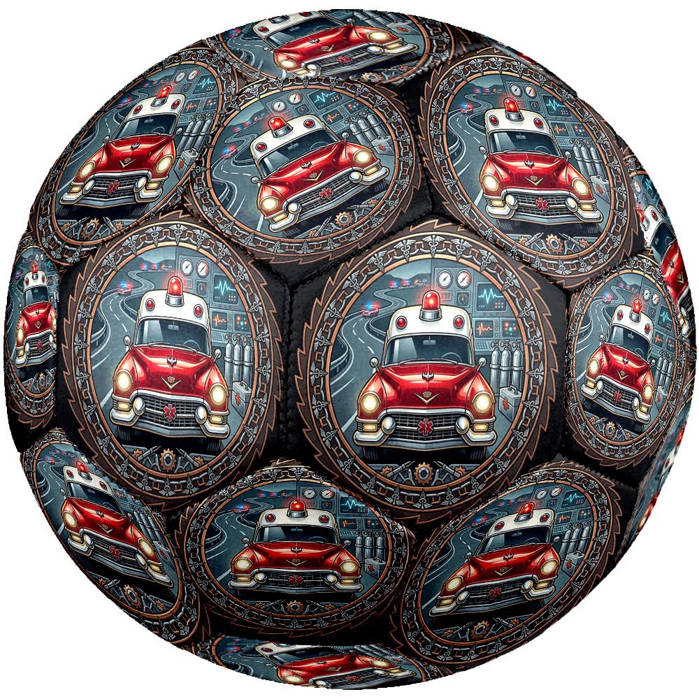 Emergency Medical Response Round Football Size 5 Adult Ball Suitable for Training Matches and Outdoor Team.