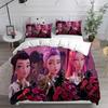 KPop D-Demon Hunters EU Single Halloween Costume Bedding Set - 2-3 Piece Comforter Quilt Duvet Cover Pillow Case Sets