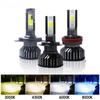 Super Bright Spotlight Car LED Headlight with F2 COB Lamp Beads for H1, H7, H4, H11 Bulbs.