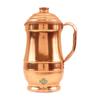 Медный кувшин для воды, традиционный дизайн, аюрведические преимущества для здоровья, не ржавеет, элегантный домашний декор, 1280 мл
