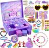 2026 Christmas Advent Calendar Gift Box Mermaid Jewelry Hairpin 24Days Countdown Calendar New Year Christmas Gifts