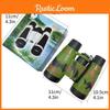 Foldable Kids Camouflage Binoculars With Compass For Outdoor Play