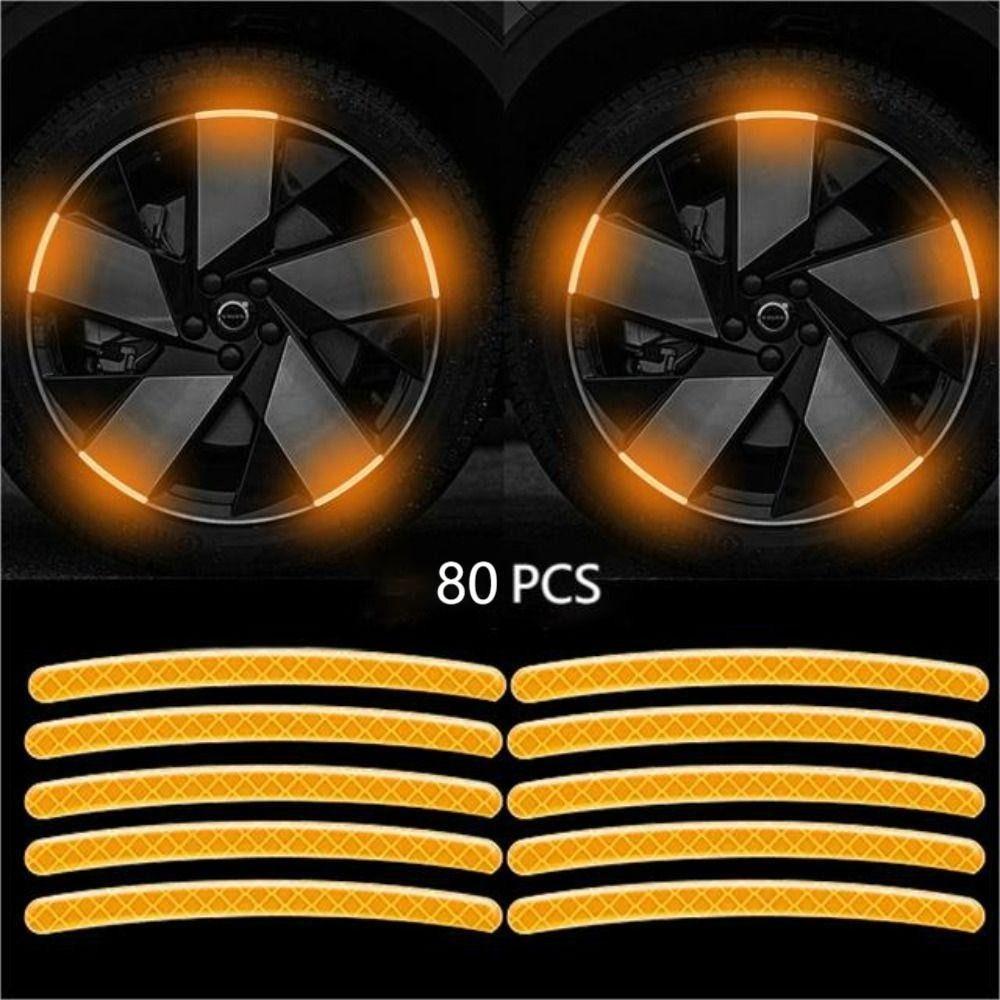 accessories Originality Motorcycle Tyre Warning Stickers Decorative Strips Hub Reflective Sticker