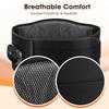 Heated Waist Massager Light Decompression Lumbar Support Belt Blood Circulation Disc Herniation Relief Electric Infrared Pads