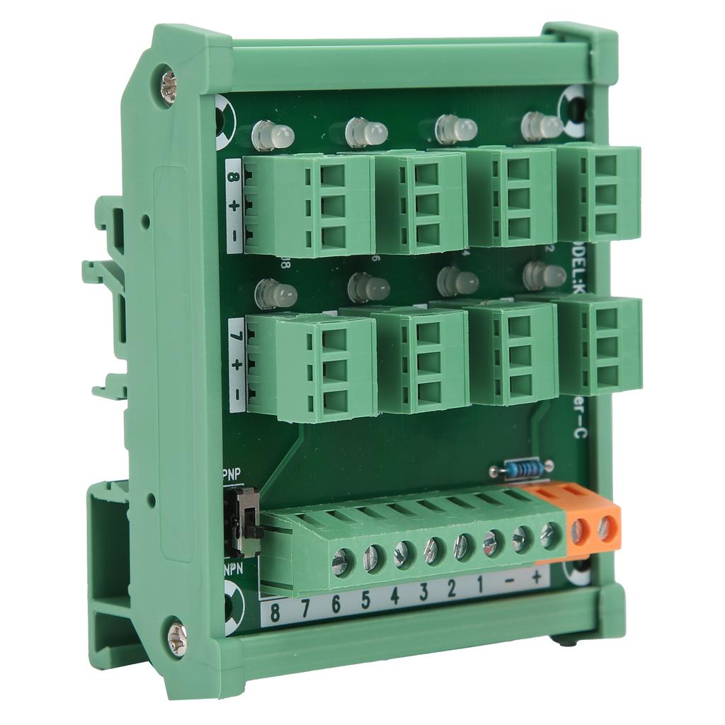 Terminal Block 3-Wire 8-Channel Acquisition Board KP-8L-Gther C 0.5A for 20-26AWG