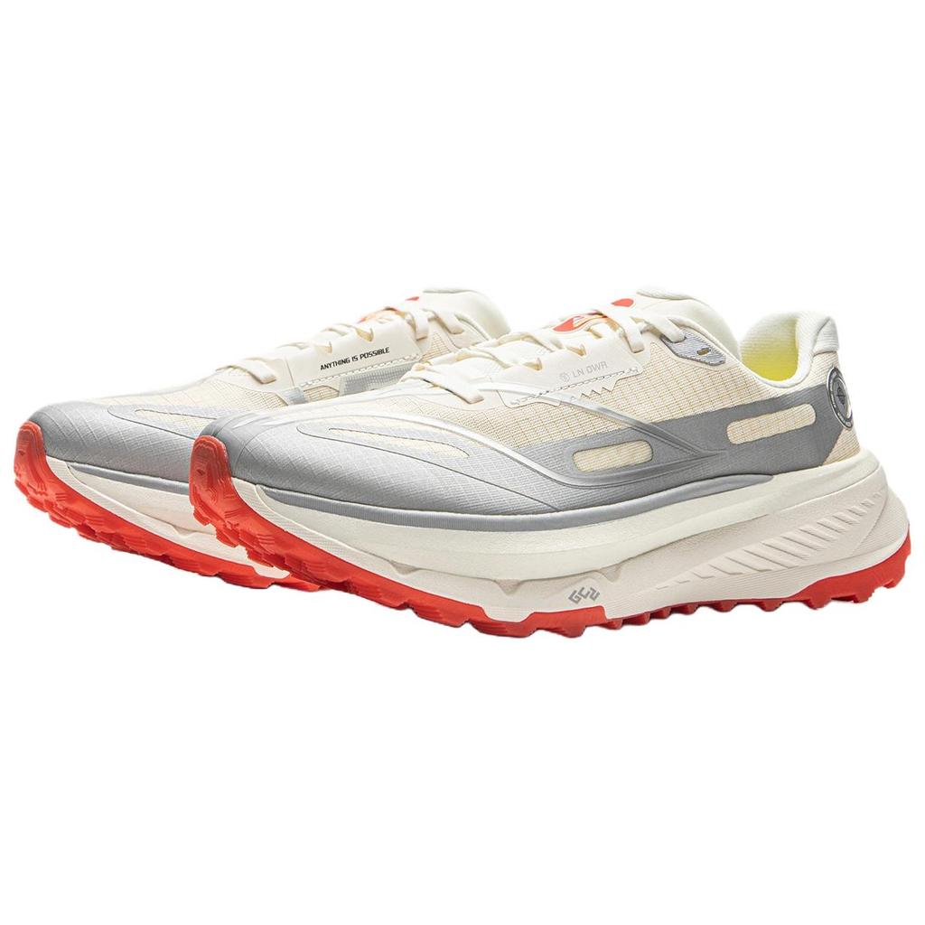 Li Ning Lu 2 Кроссовки для трейлраннинга Мужские Кроссовки Серебристые ARNV009-35