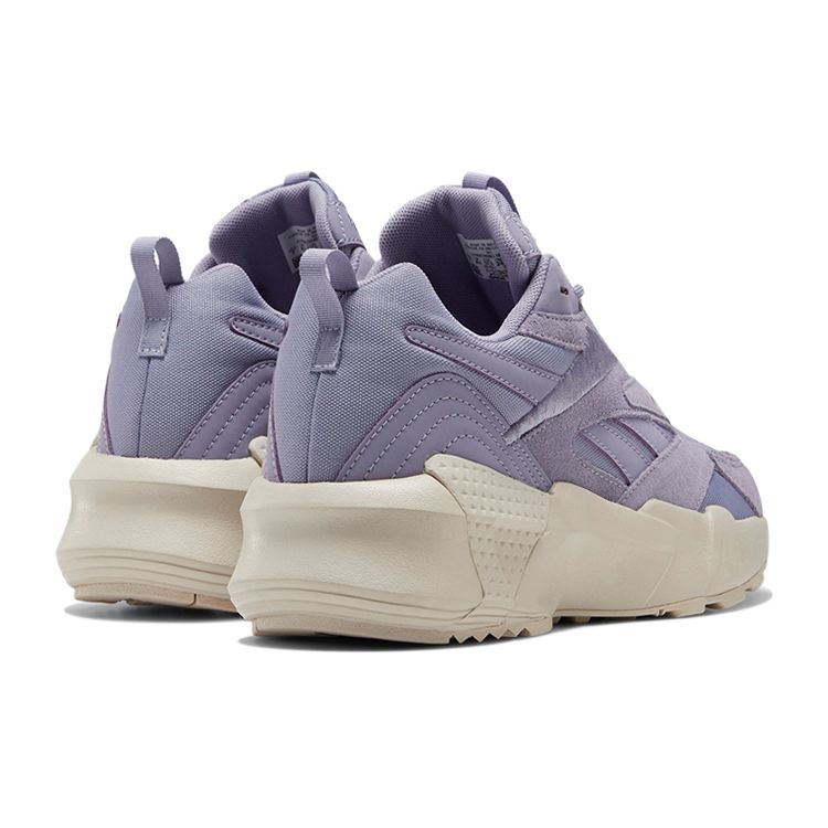 Reebok Aztrek Удобная ткань Синтетическая кожа Низкий верх Кроссовки для бега Женские кроссовки Лаванда EF7628