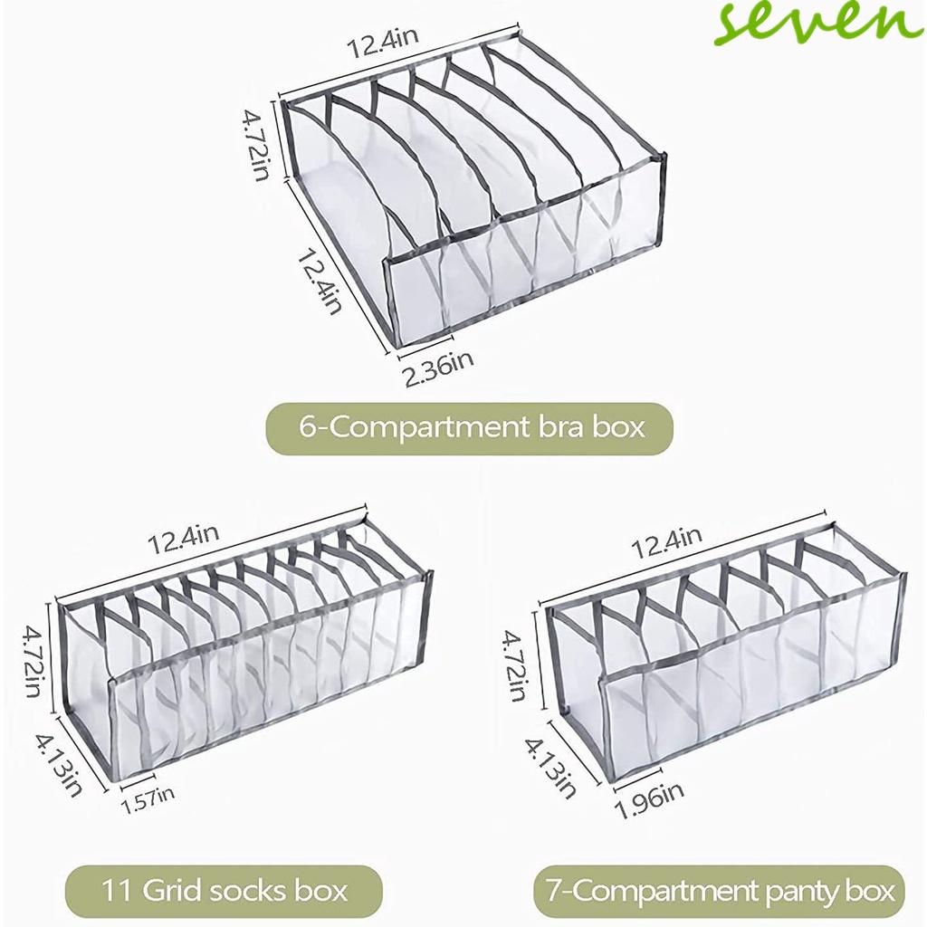 Складной ящик для хранения нижнего белья с разделительной перегородкой
