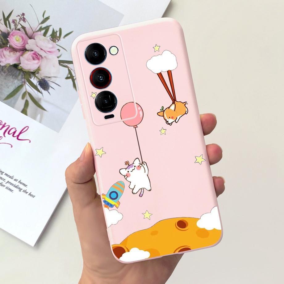 Для Tecno Camon 18 18i 18P 18 Premier Чехол Милый Кот Цветок Мультяшки Обложка Для Camon18 Premier Чехол для Телефона Camon18P Мягкий Funda Сумка