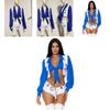Eye-catching Starry Cheerleader Costume For Women Ideal For Halloween And Events