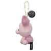 Takara Tomy Arts Disney Character Nui Pan Chain Strap Mascot Character Pan (Sitting) Piglet Plush Toy, Approximately 12cm Tall