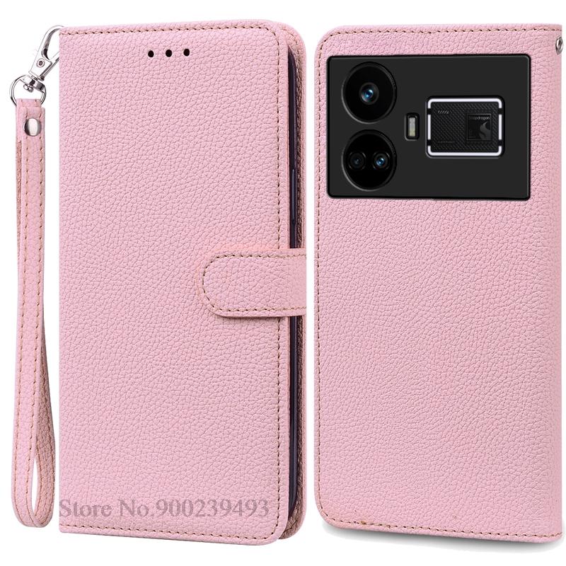 Для Realme GT5 чехол-кошелек кожаный флип-чехол для Realme GT5 чехол противоударный защитный чехол для Realme GT5 Fundas
