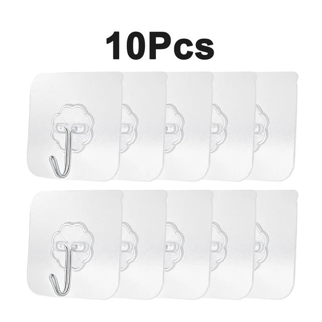 Новые 1/5/10/15 пар двухсторонних самоклеящихся настенных крючков, настенная вешалка, прозрачный присоска, крючок на присоске, двухсторонний, многоцелевой
