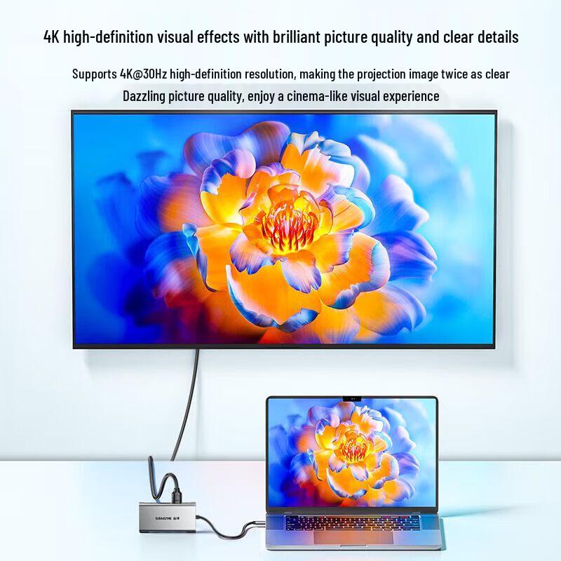 Многопортовая док-станция Shanze 10-в-1 USB-C