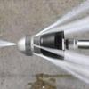 Насадка для мойки автомобилей под высоким давлением и прочистки канализации