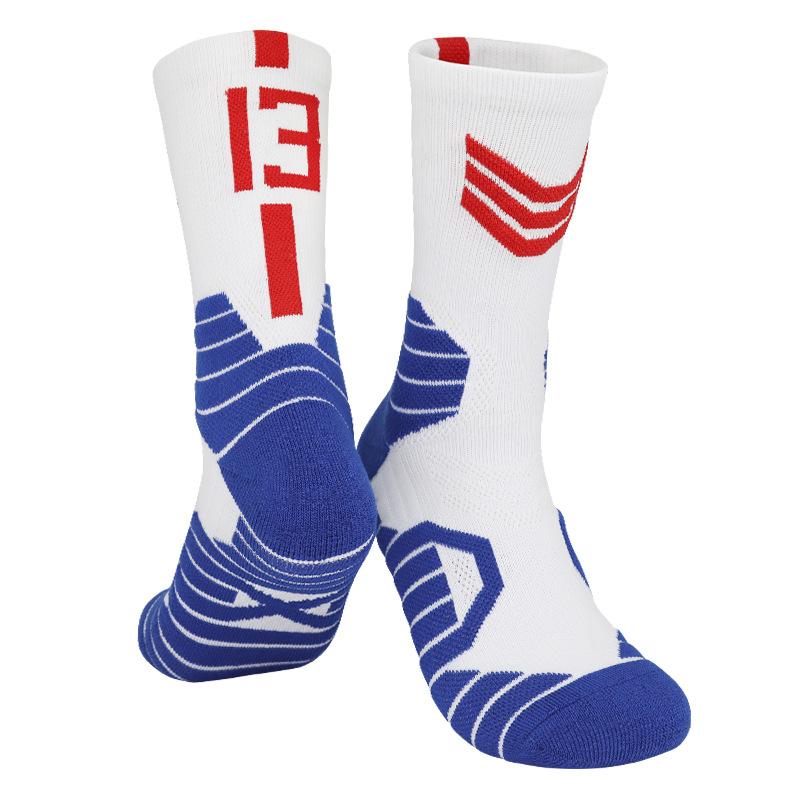 Summer Children'S Basketball Socks Actual Training Stockings Sports Socks Youth Non-Slip Socks Boys Medium Socks