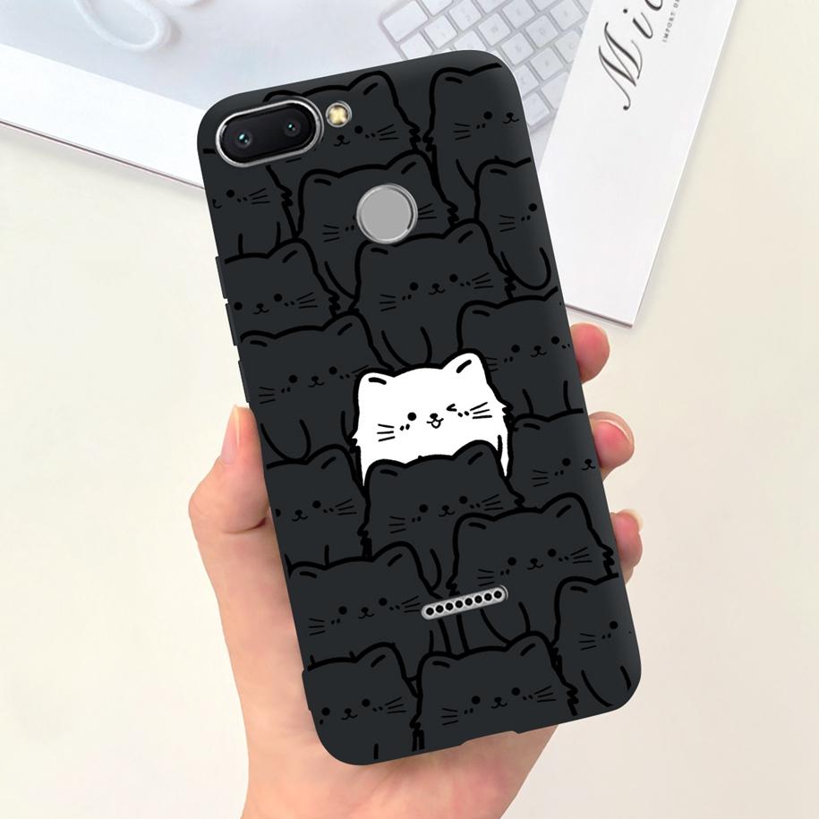 For Xiaomi Redmi 6 Case Redmi 6A Cover Cute Dinosaur Duck Cat Shockproof Bumper For Xiomi Redmi 6 6A Fundas Redmi6 Redmi6A Coque