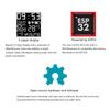 ESP32 Smartwatch Open Source Программируемые часы WiFi 1,54'' Дисплей Экран Подключение через Bluetooth-совместимый