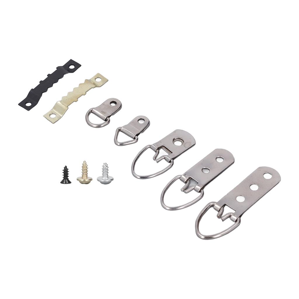 Набор крючков для картин Сверхпрочные Ассорти Крючки для рам с винтами Прозрачная коробка 7 моделей