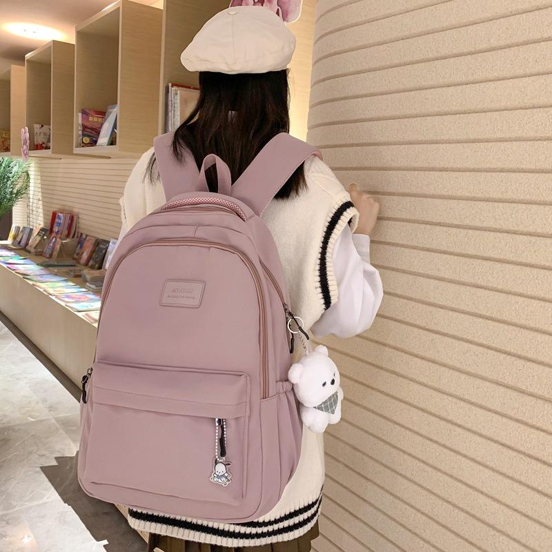 IELGY Women's Large-capacity Fresh Backpack, Campus Style Backpack