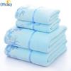 Soft, Absorbent Microfiber Bath Towels with Lace Edging - Two-Piece Set, Skin-Friendly