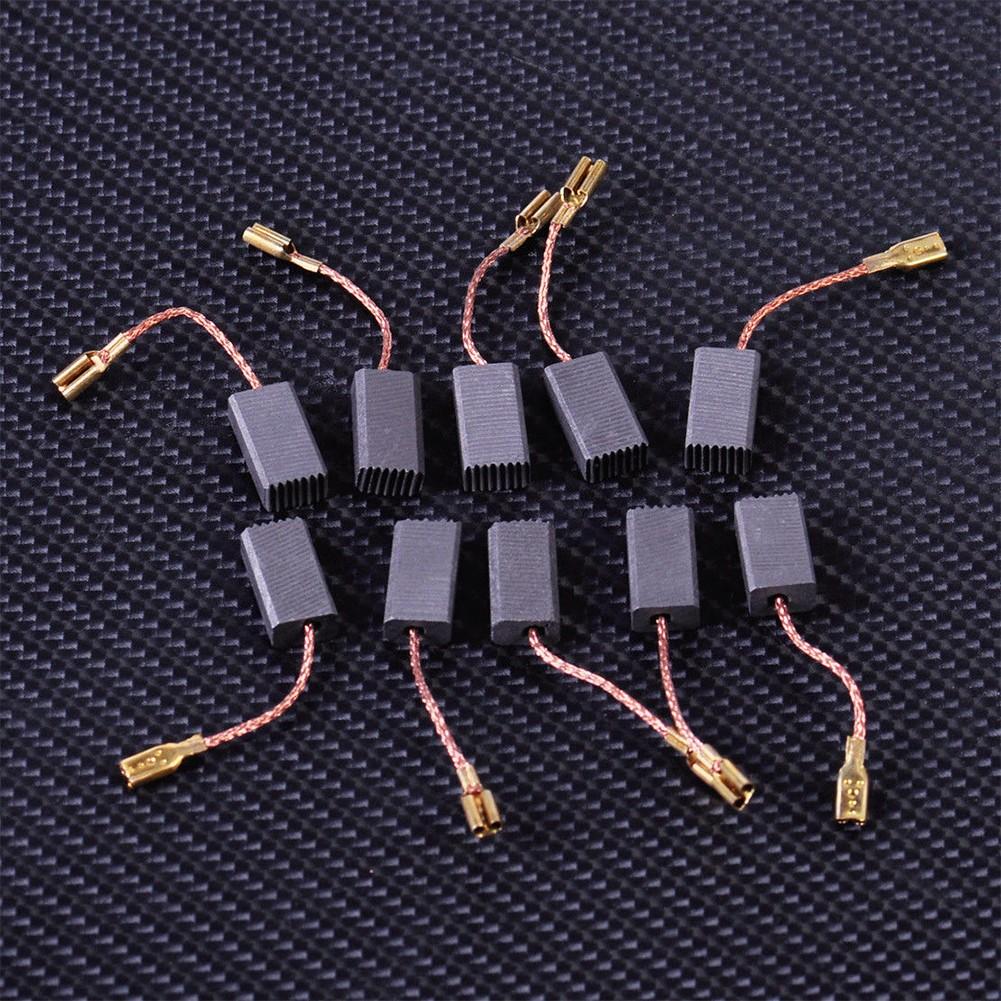 10Pcs 5mm*8mm*15mm Motor Carbon Brushes Set For Electric Drill Angle Grinder