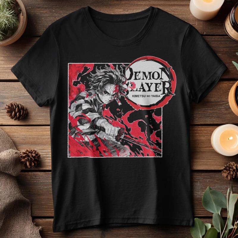 Zaomen Tanzhi Lang Ghost Slayer Blade Tshirt SpringSummer New Style Mens Casual Suitable for Both Men and Women