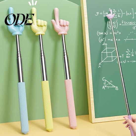Durable Presentation Aid Telescopic Teachers Pointer Extendable Finger Stick Handheld Guiding Portable Tool Wand for School Office Classroom Teaching