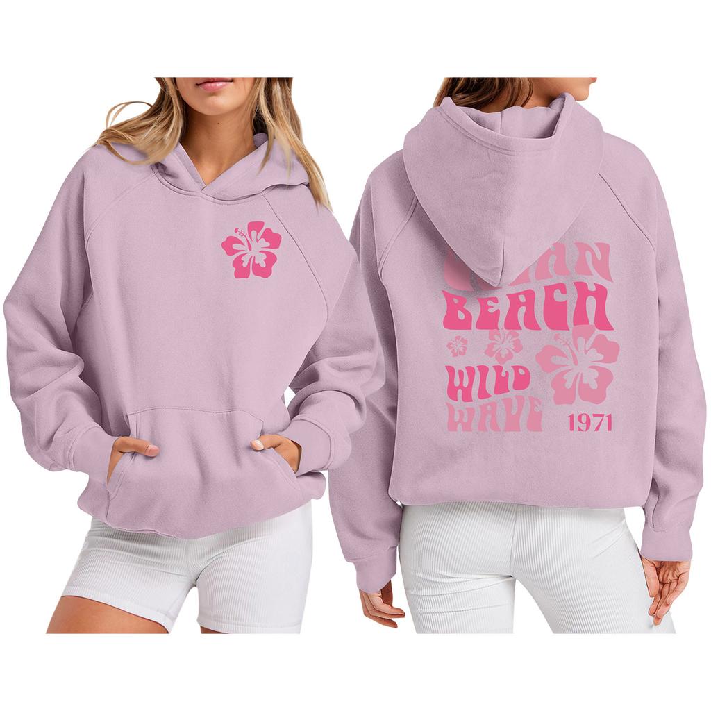 Женская толстовка с цветными блоками, повседневная удобная свободная легкая женская толстовка с длинным рукавом и круглым вырезом