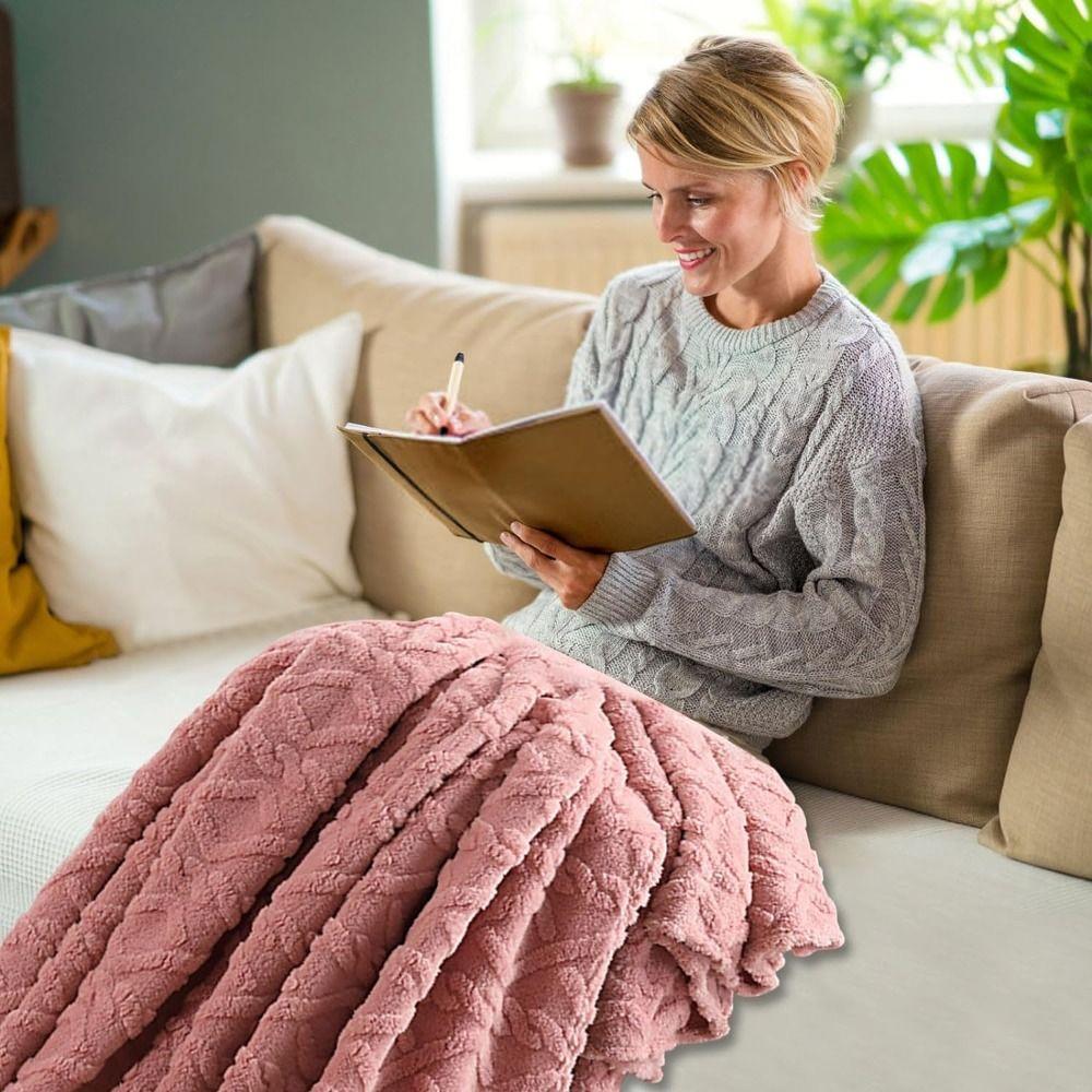 Стирка в машине Плед для дивана Фланелевый флис Плед для кровати Современный плед Гостиная