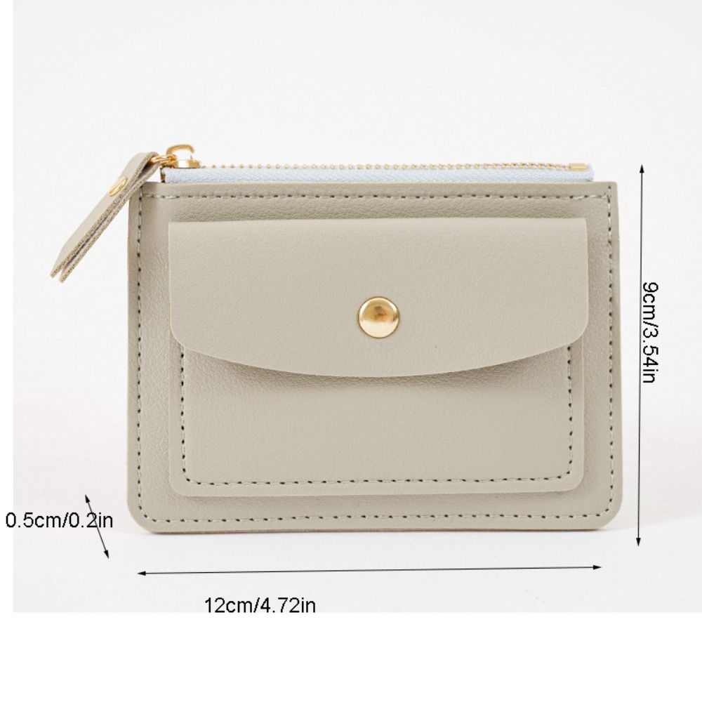 Многофункциональный кожаный кошелек для монет квадратный короткий держатель для кредитных карт кошелек на молнии короткий кошелек для путешествий