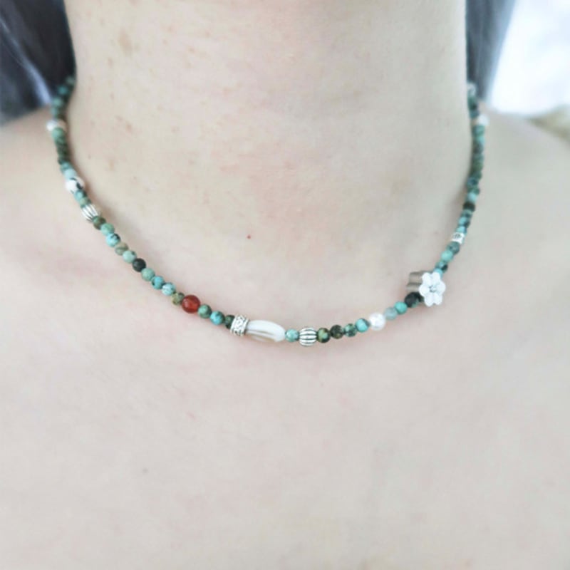 821WEBSERVICE turkey gem necklace