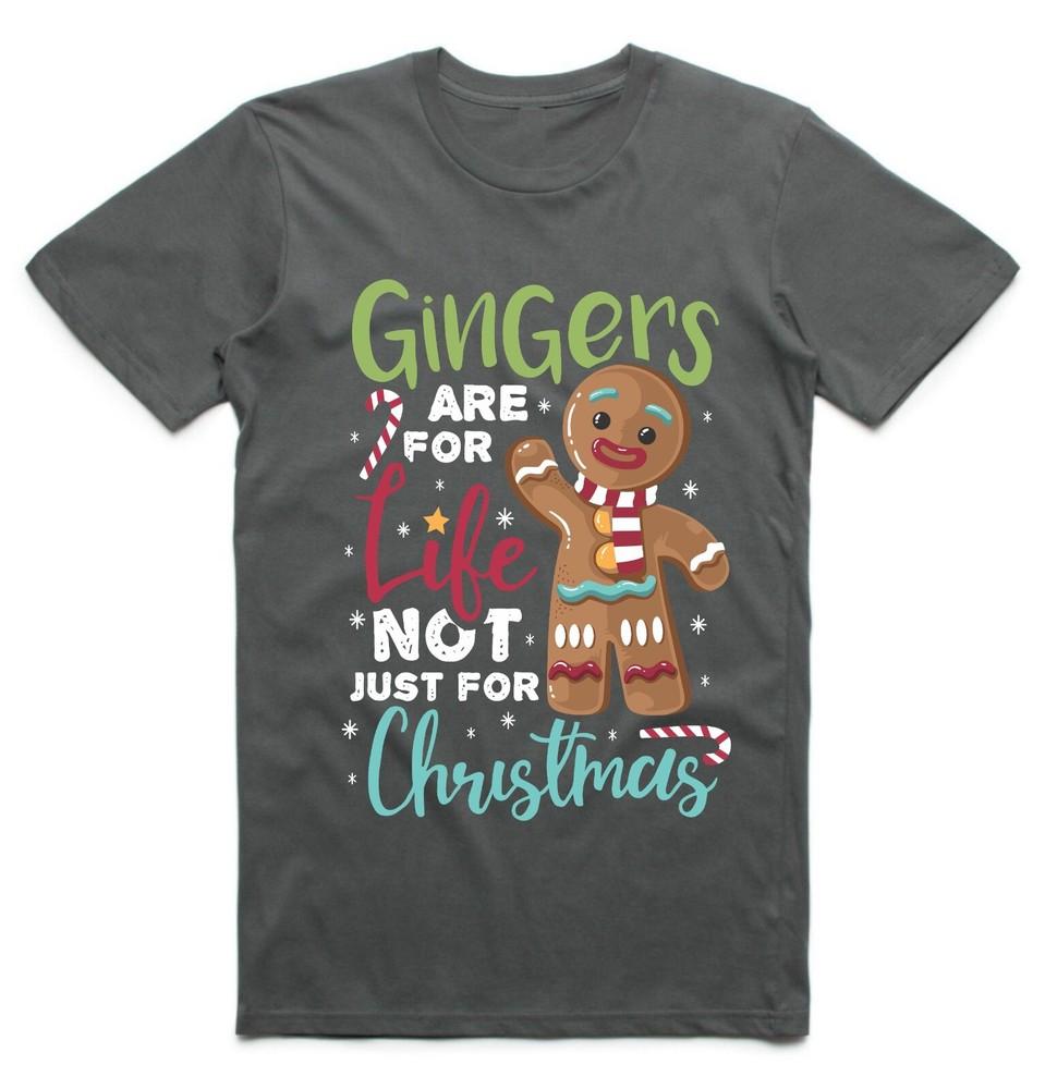 Gingerbread Unisex Tshirt Gingers Are For Life Not Just For Christmas Xmas Gifts