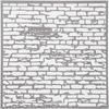 Decorative Accessory - Brick Stencil - 30.5 X 30.5 Cm - Various Patterns