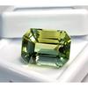 Fabulous Natural Bi-Color Tourmaline 11-13 Ct Emerald Cut Certified Gemstone