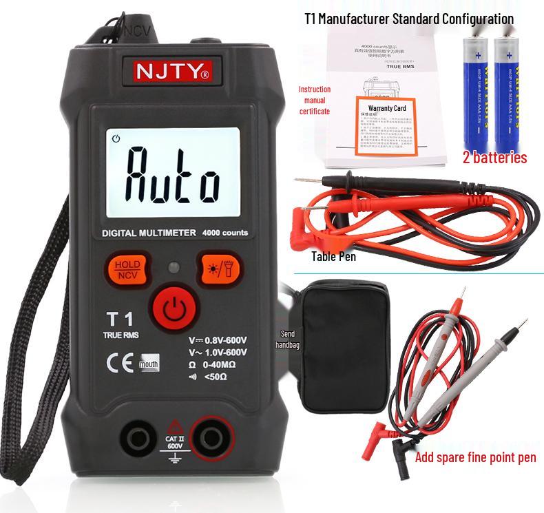 Tianyu C1 Intelligent Auto-Range Digital Multimeter with Voice Broadcast