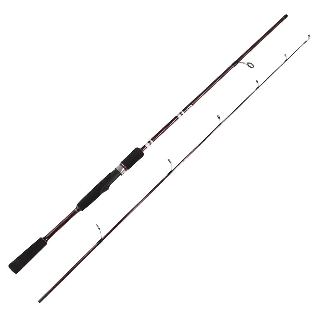 Углеродная спиннинговая удочка 1,8 м, цельнолитая удочка с удобной ручкой из ЭВА