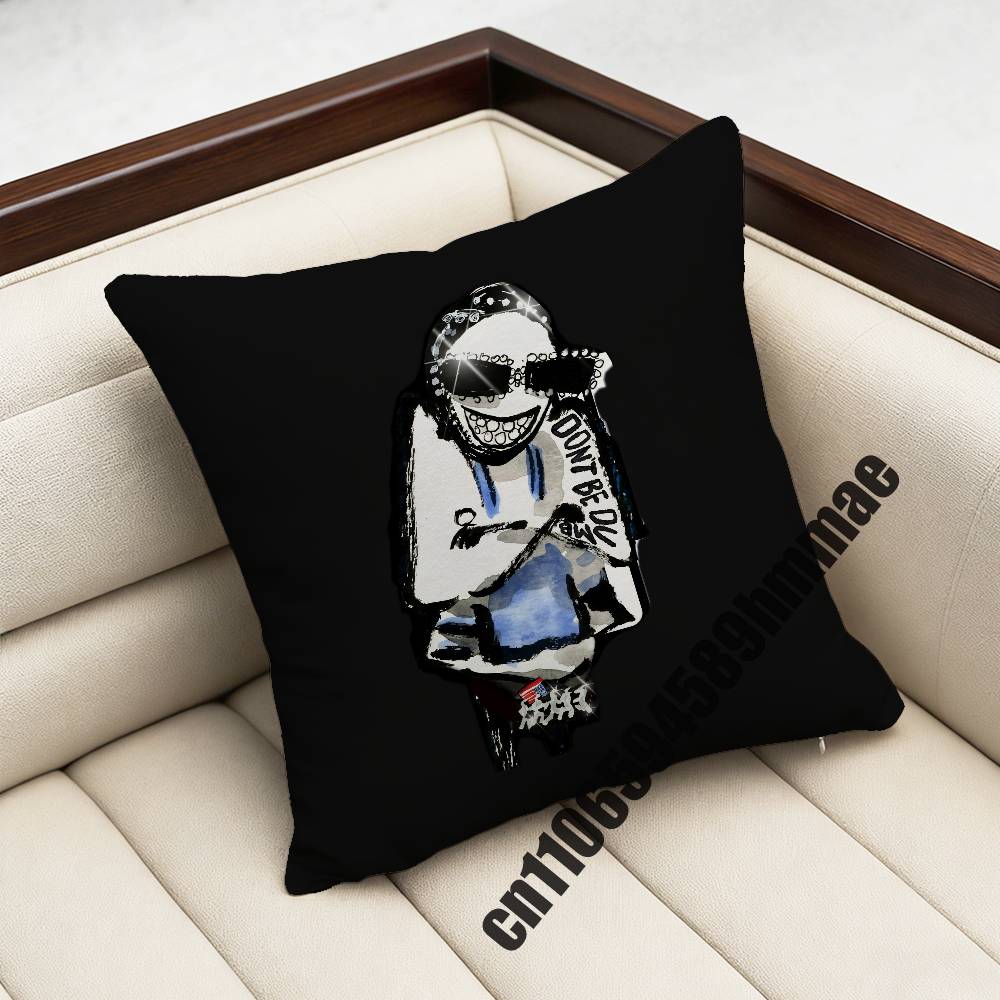 For A-A$Ap Rocky Dont Be Dumb A-Asap Throw Pillow Case Sham 45X45Cm 40X40Cm Square Car Pillowcase Pad Cushion Cover
