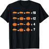 Math Equation Thanksgiving Day Funny Pumpkin Pie Fall Leaves T-Shirt