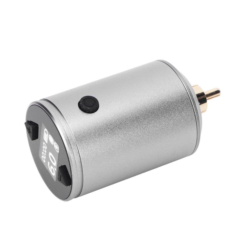 1500 мАч Блок питания для татуировки Беспроводной интерфейс RCA Перезаряжаемый ЖК-экран 4‑12 В Регулируемый тату