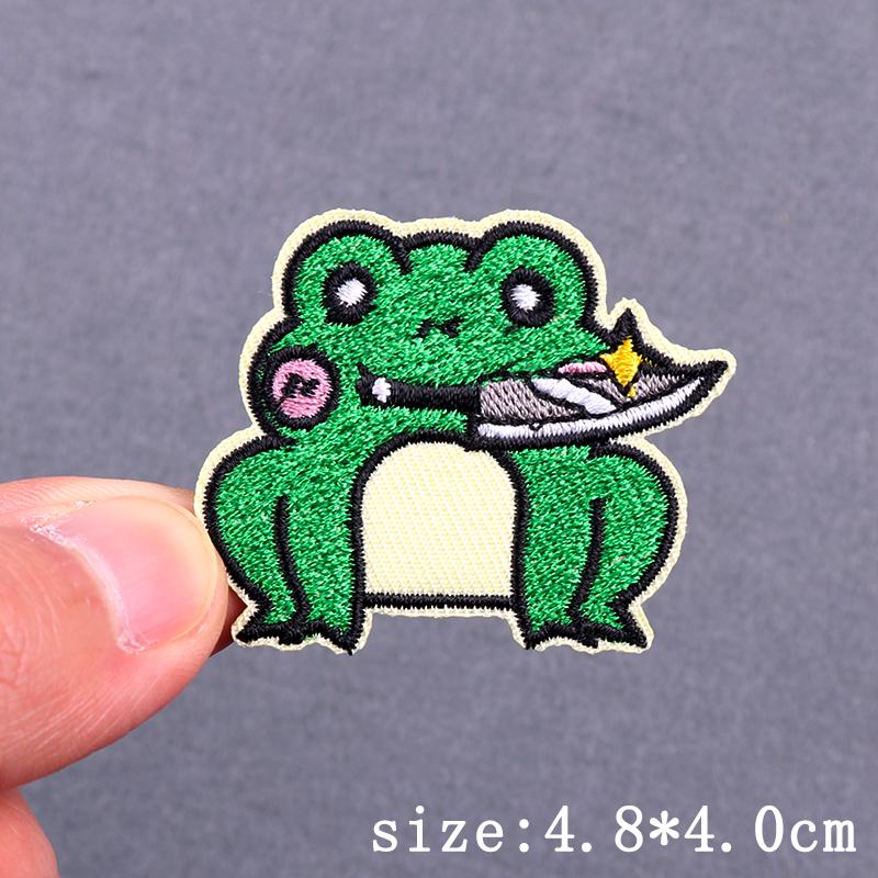 Cartoon Animal Patch Iron On Patches For Clothing Thermoadhesive Patches On Clothes Hip Hop Embroidery Patch For Clothes Badges