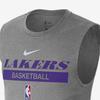 Nike Dri-FIT NBA Letter Logo Print Basketball Jersey Los Angeles Lakers Men Jersey Gray DR6771-063