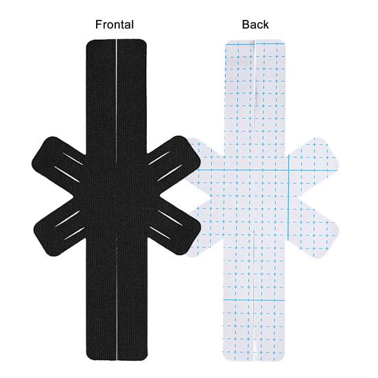 Предварительно нарезанная кинезиологическая лента, хлопковая спортивная лента, водонепроницаемая эластичная кинетическая лента для облегчения боли, поддержки мышц, восстановления после травм