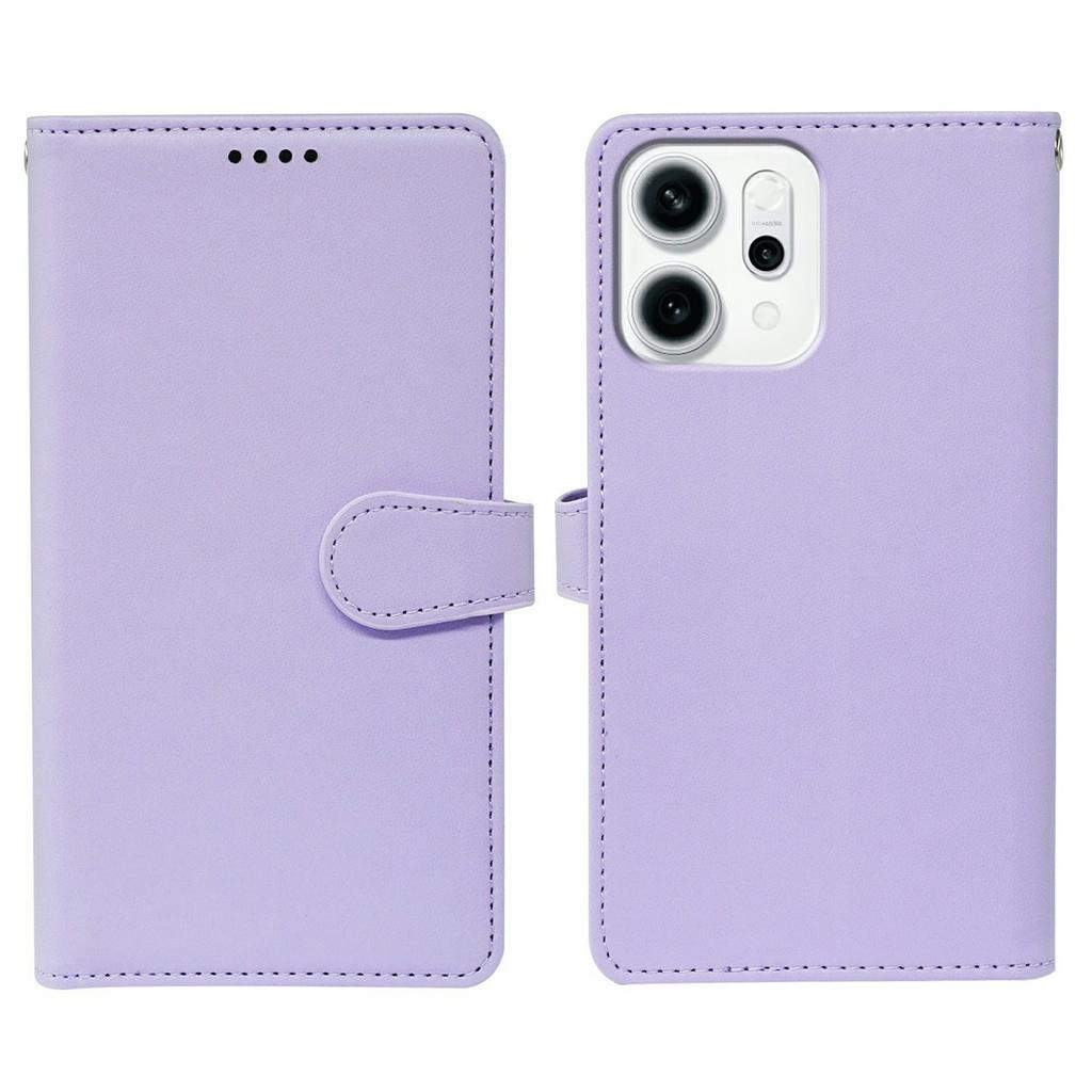 Чехол для Oppo Reno14 F 5G с 9 отделениями для карт, подставка из ПУ кожи, чехол для телефона