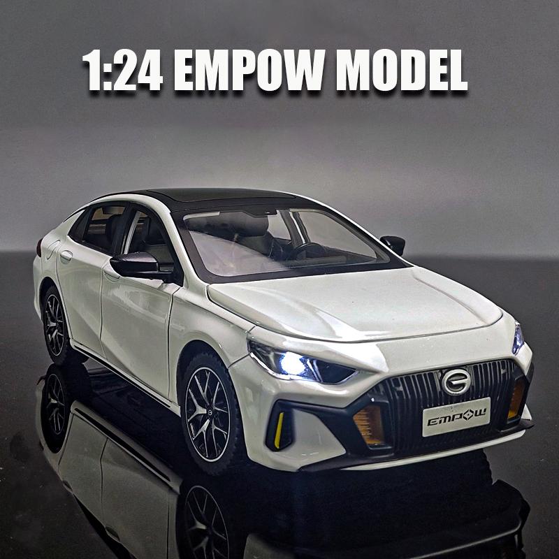 Новая 1/24 GAC Motor Trumpchi EMPOW Металлическая модель автомобиля Литье под давлением и игрушечные транспортные средства Металлическая игрушечная модель автомобиля Звук и свет Коллекция Игрушка для детей