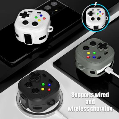 Чехол для наушников Galaxy Buds 4 Pro, Защитный чехол-переноска, Забавный дизайн игровой консоли, Жесткий чехол с брелоком для мальчиков, мужчин