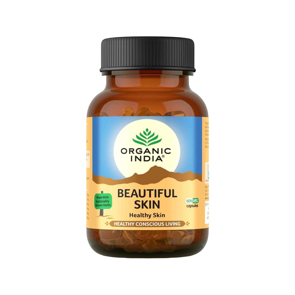 Бьютифул Скин (60 кап, 350 мг), Beautiful Skin, Organic India